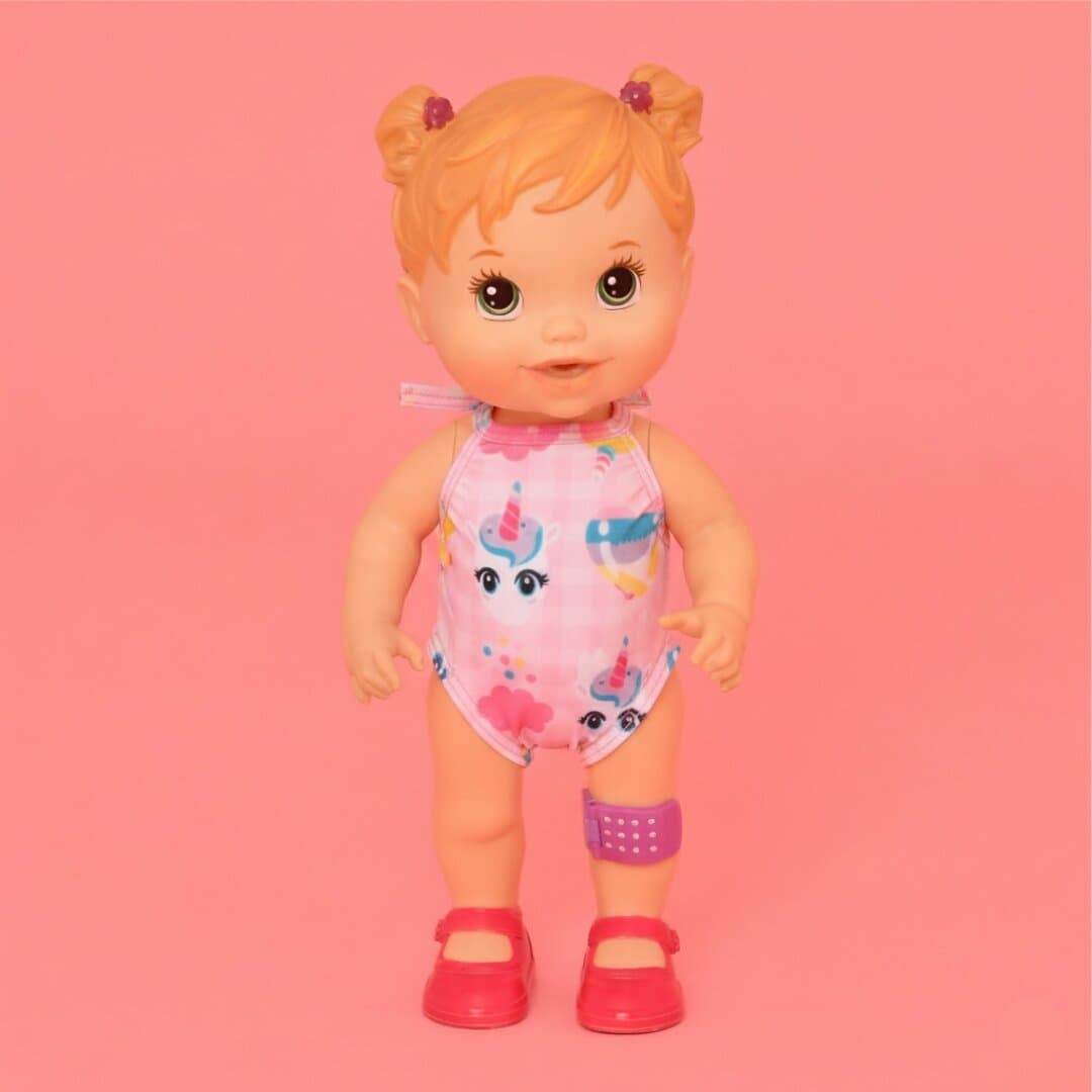 Mini Maiô Boneca Unicórnio