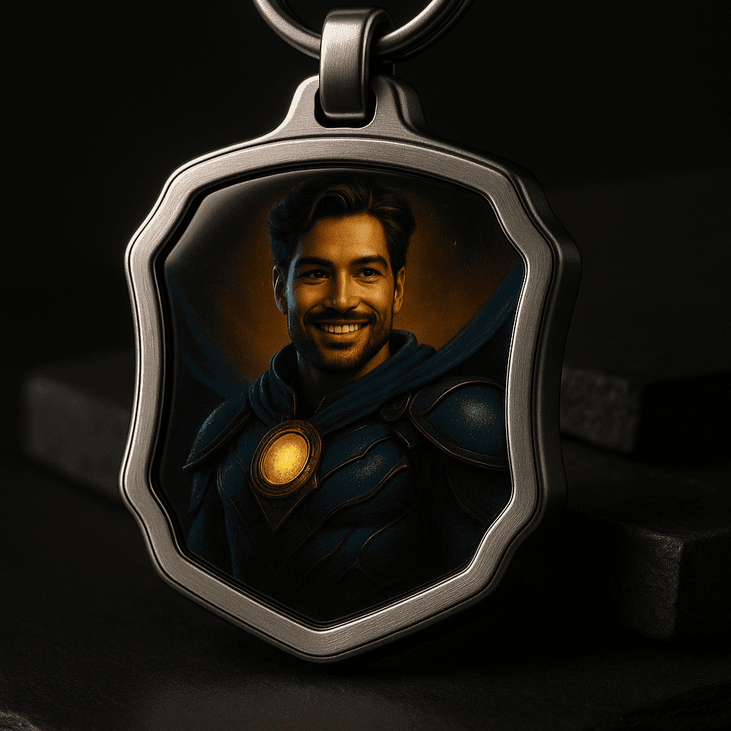 Chaveiro Personalizado - O Seu Próprio Super-Herói