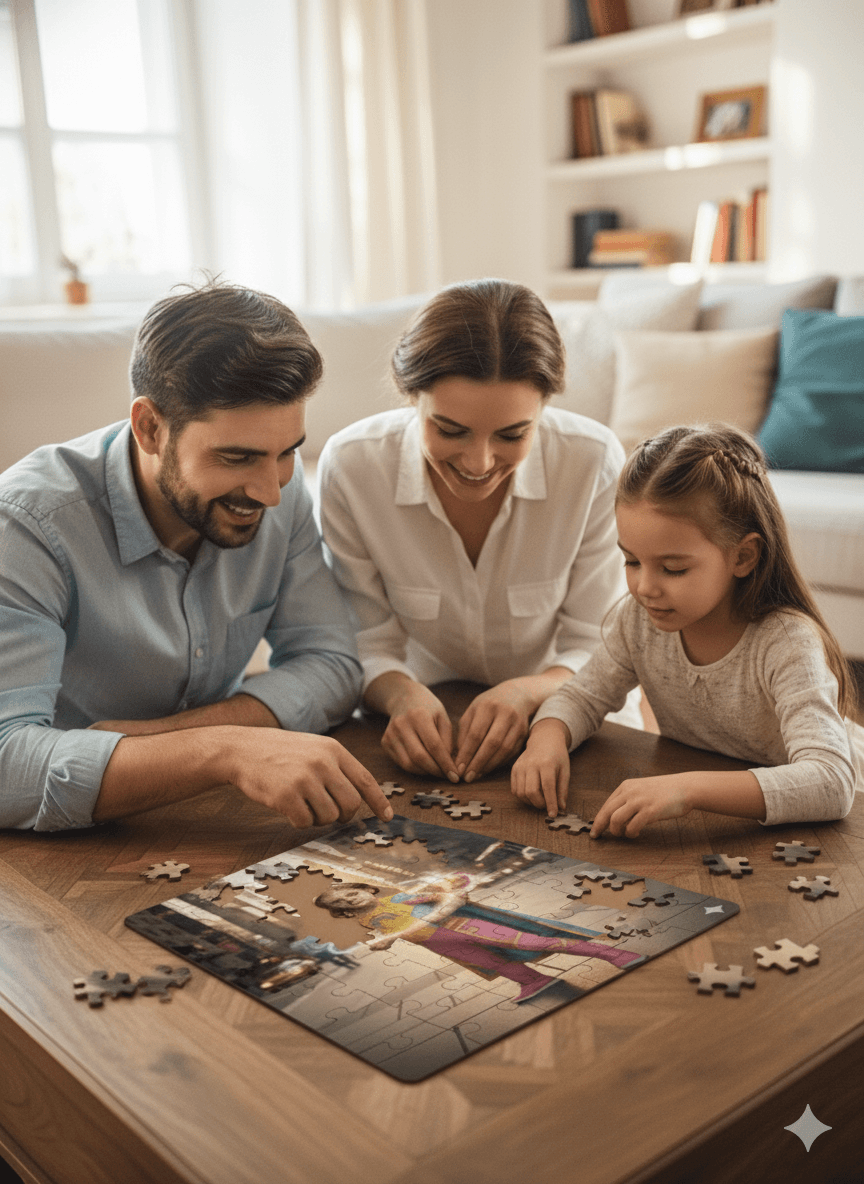 Quebra-Cabeças Personalizado com Tema - Pedido via Atendimento