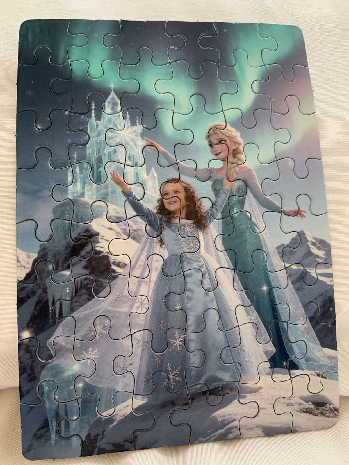 Quebra-Cabeça Personalizado - Você como Elsa (Frozen)
