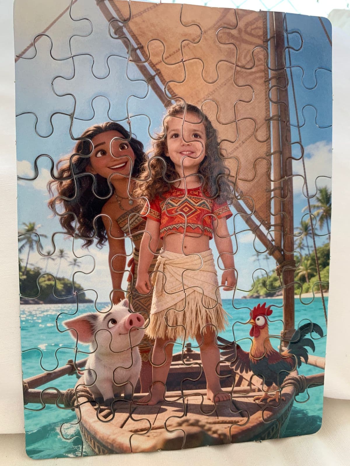 Quebra-Cabeça Personalizado - Você como Moana