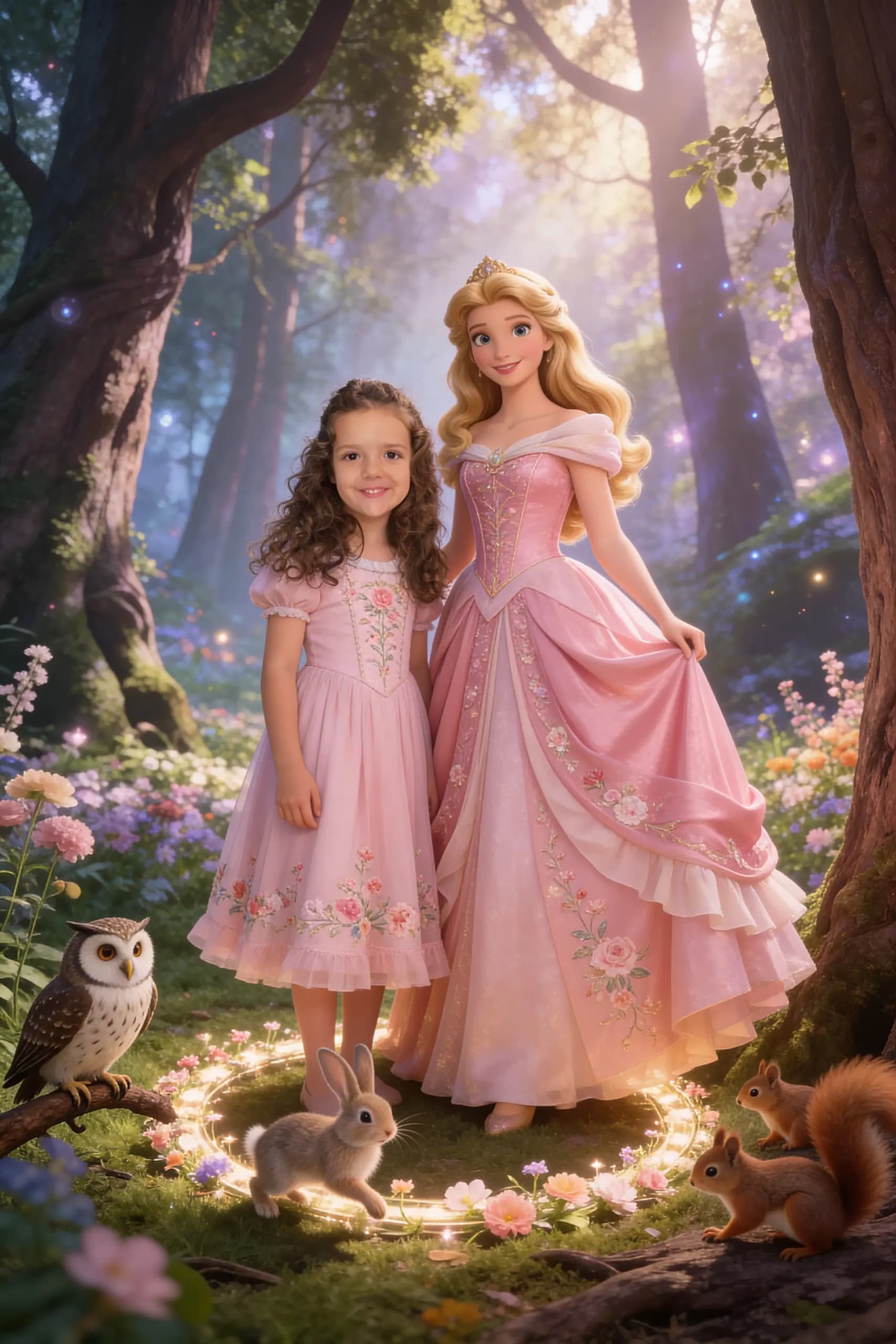 Quebra-Cabeça Personalizado - Você como Princesa Aurora