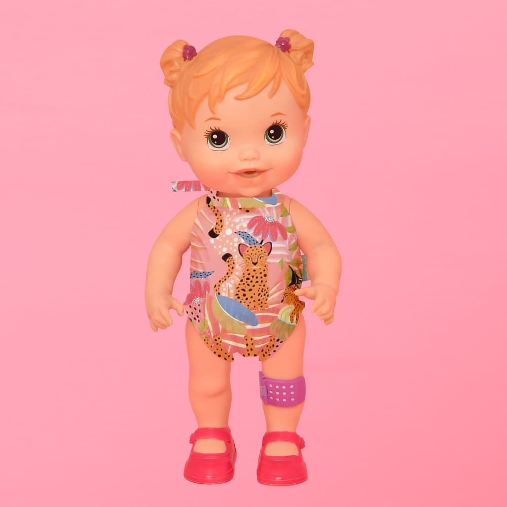 Acessório Magah Infantil Maiô Boneca Onça