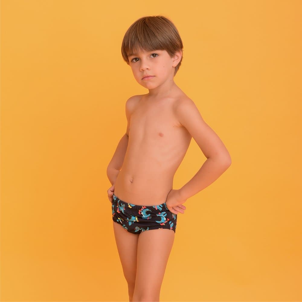 Sunga Magah Infantil Marcelo Slim Jacaré