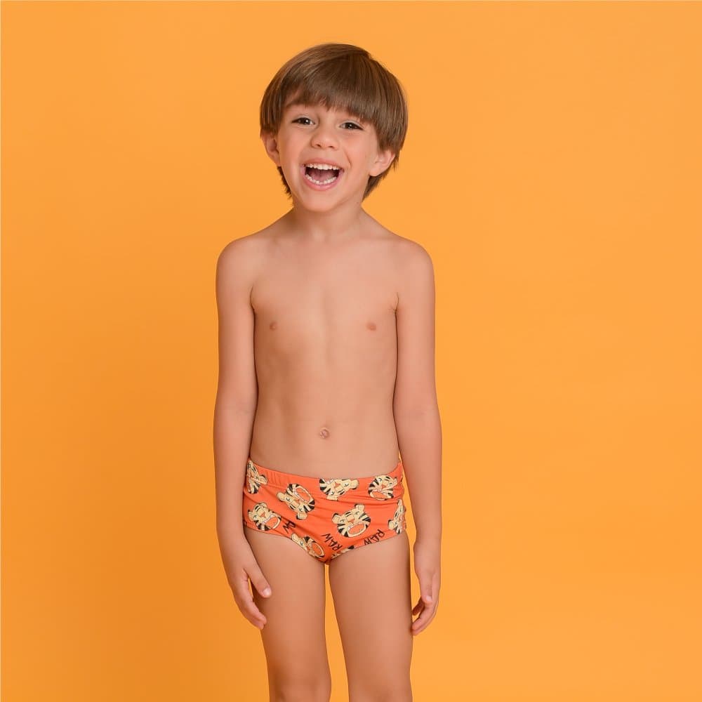 Sunga Magah Infantil Marcelo Slim Tigre
