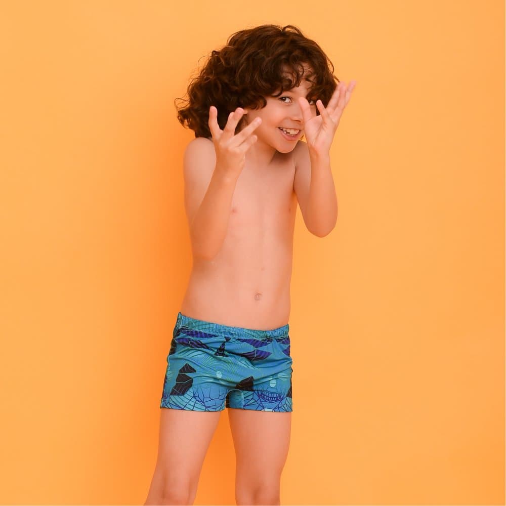 Sunga Magah Infantil Diogo Boxer Caveira