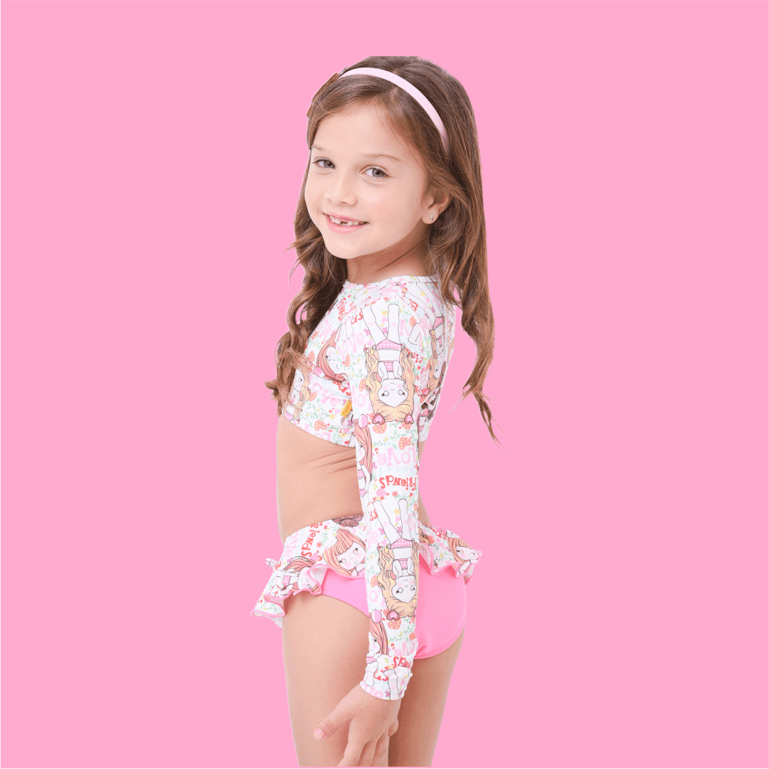 Biquíni Infantil Cropped Karime Marias