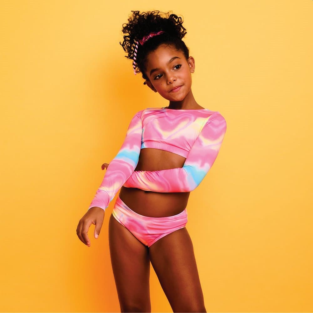 Biquíni Magah Infantil Cropped Duda Tie Dye