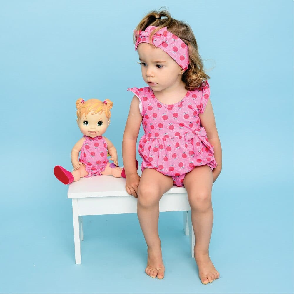 Maiô Magah Infantil Meu Primeiro Maiô Maçã