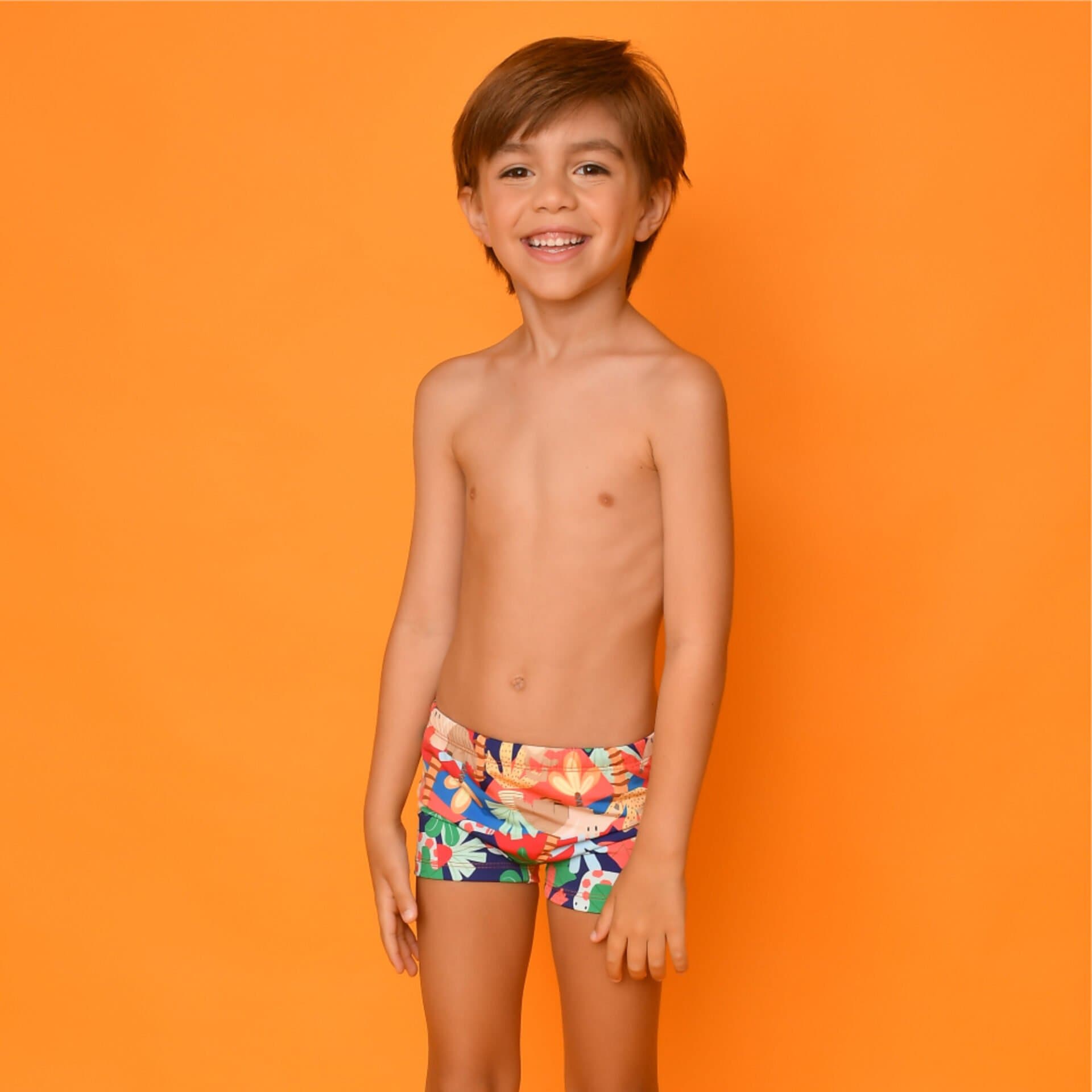 Sunga Magah Infantil Diogo Boxer Bicharada
