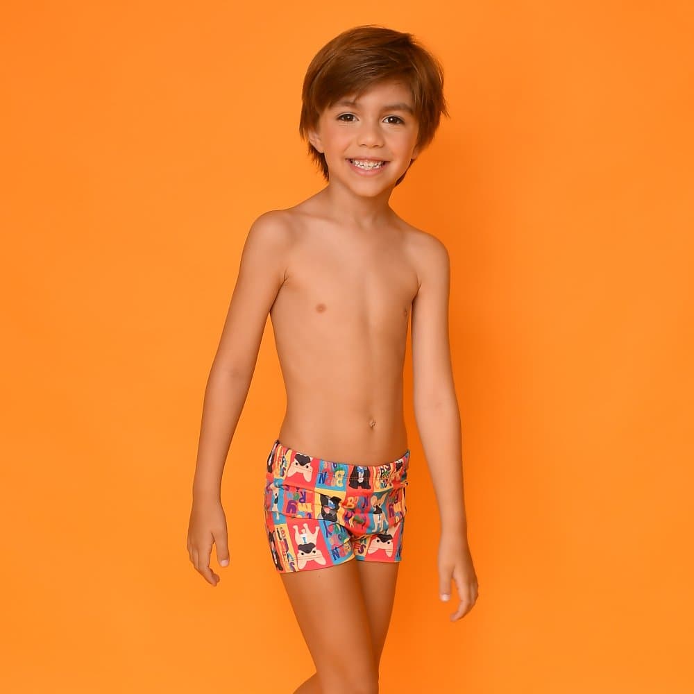 Sunga Magah Infantil Diogo Boxer Bulldog
