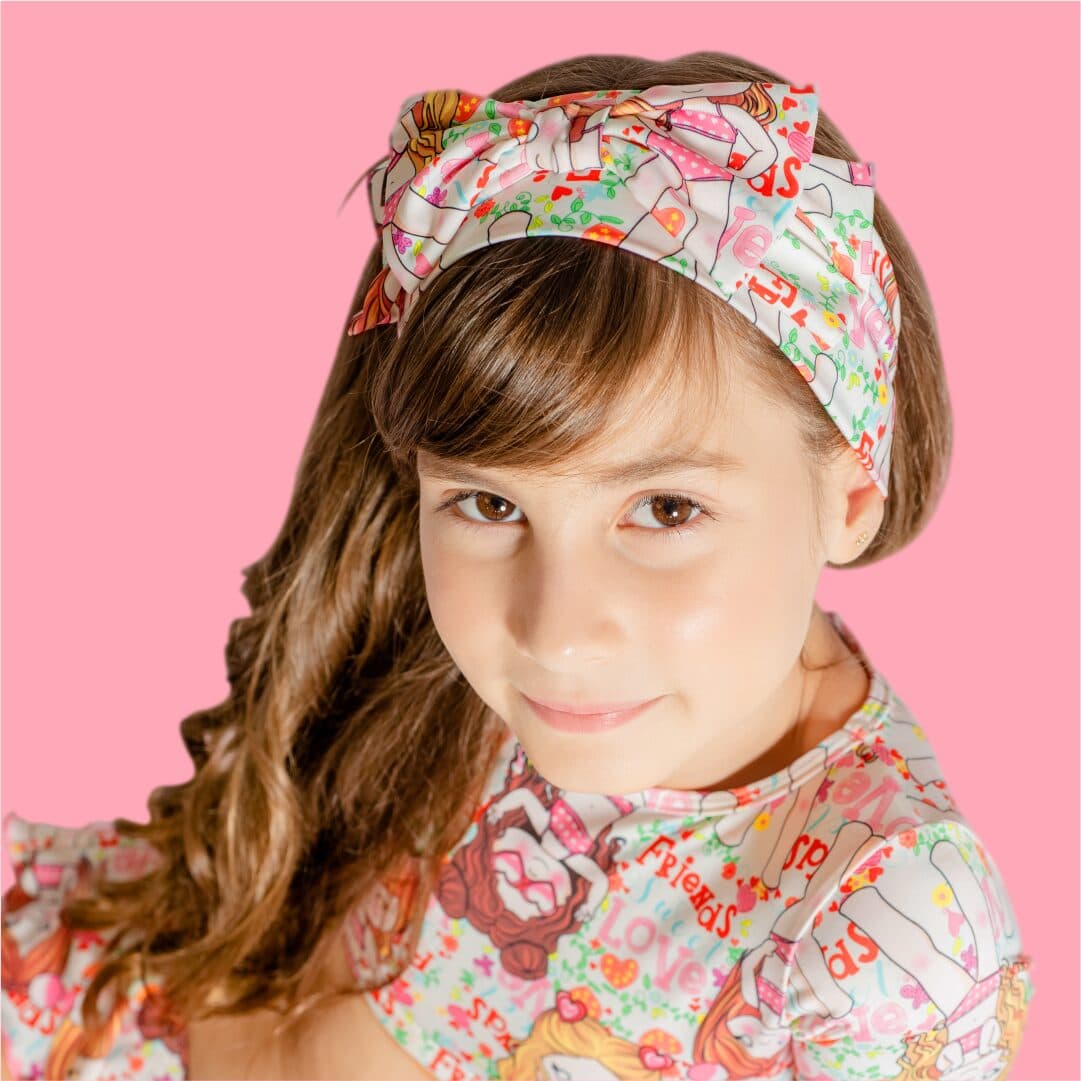 Acessório Magah Infantil Turbante Marias