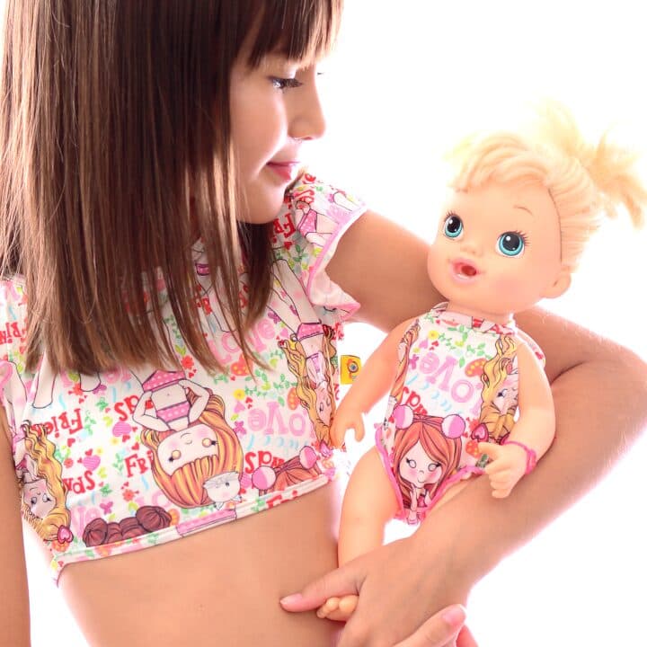 Acessório Magah Infantil Maiô Boneca Marias