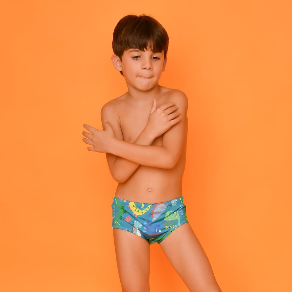 Sunga Magah Infantil Marcelo Slim Dinossauro