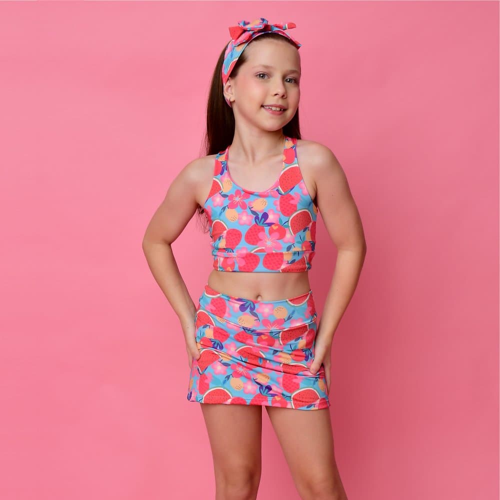 Short Saia Polli Frutas