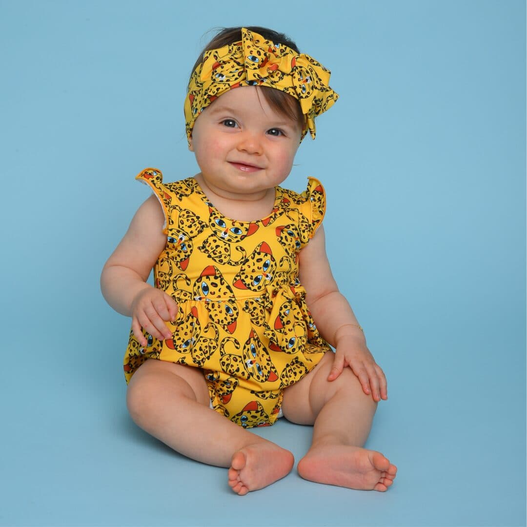 Maiô Infantil Meu Primeiro Maiô Oncinha