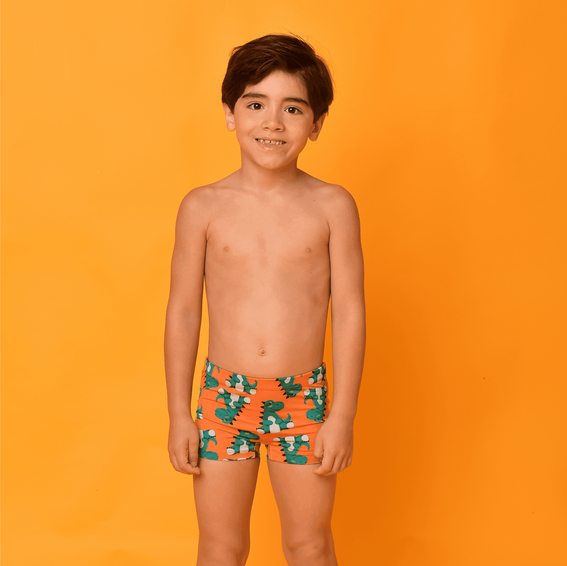 Sunga Magah Infantil Gabriel Boxer Dinossauro