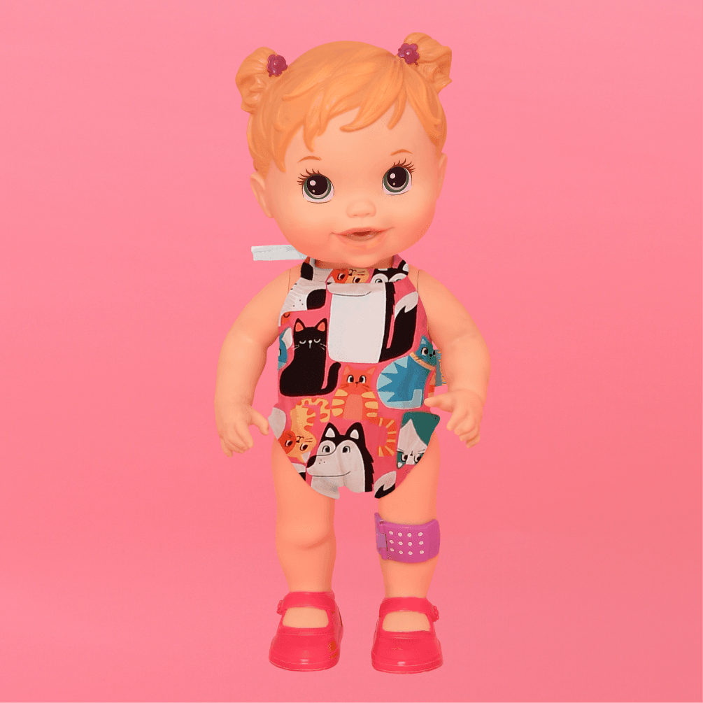 Acessório Magah Infantil Maiô Baby Alive Cadogs