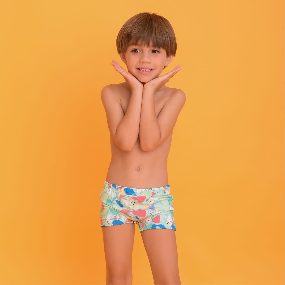 Sunga Magah Infantil Diogo Boxer Foca