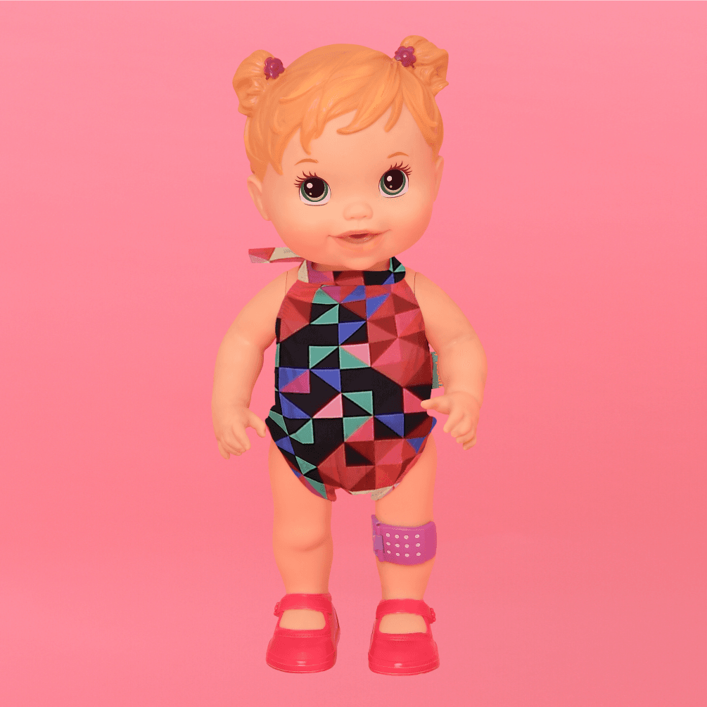 Acessório Magah Infantil Maiô Baby Alive Triângulo F