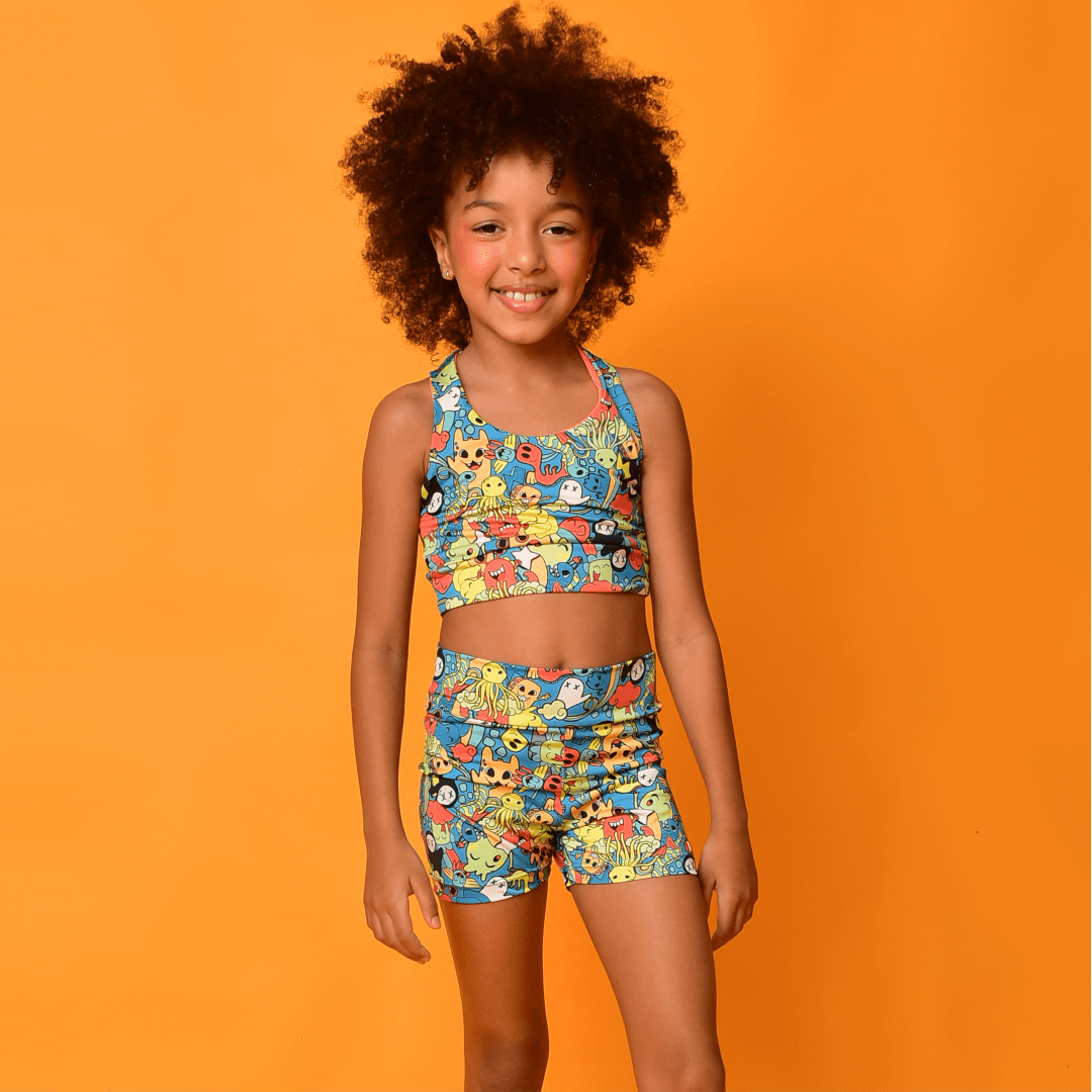 Short Lih Monstrinhos