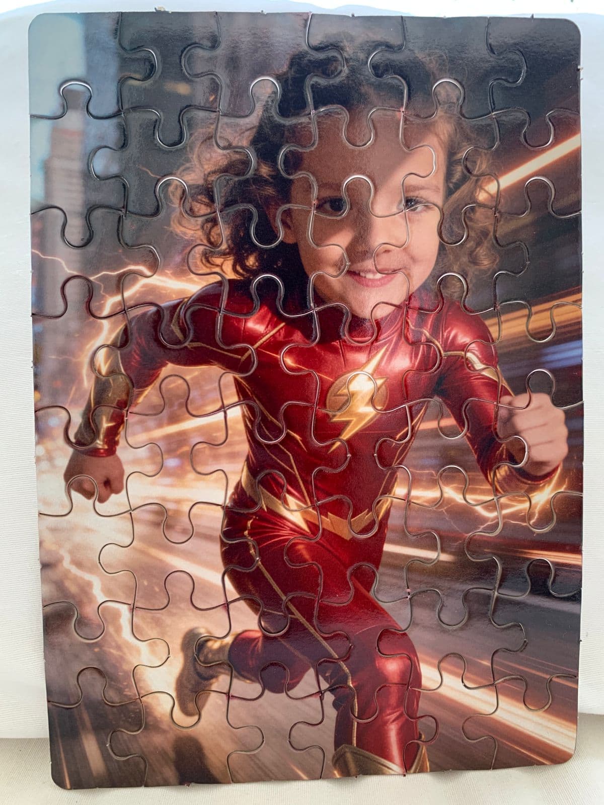 Quebra-Cabeça Personalizado - Você como Flash